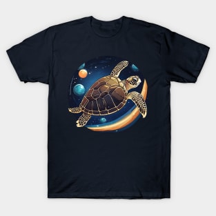 Sea Turtle in Outer Space T-Shirt